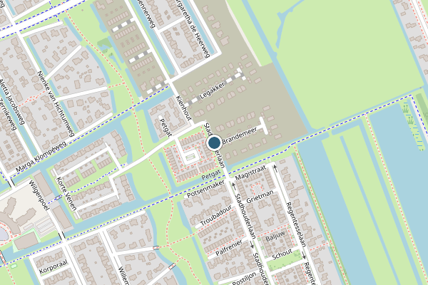 Politie-melding op Stadhouderlaan, Heerenveen op 25 mei, kaart-overzicht