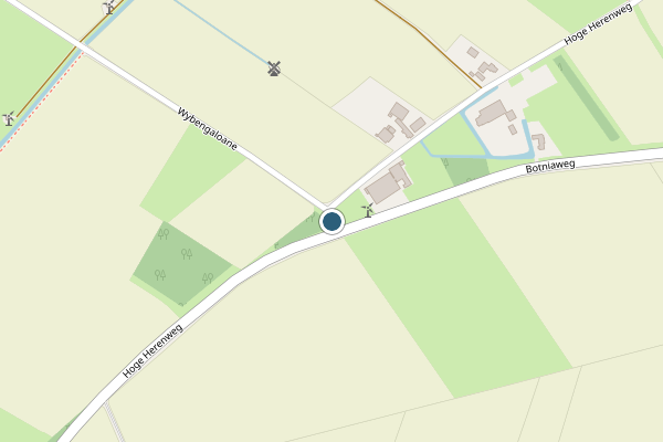 Politie-melding op Lage Herenweg, Marrum op 28 mei, kaart-overzicht