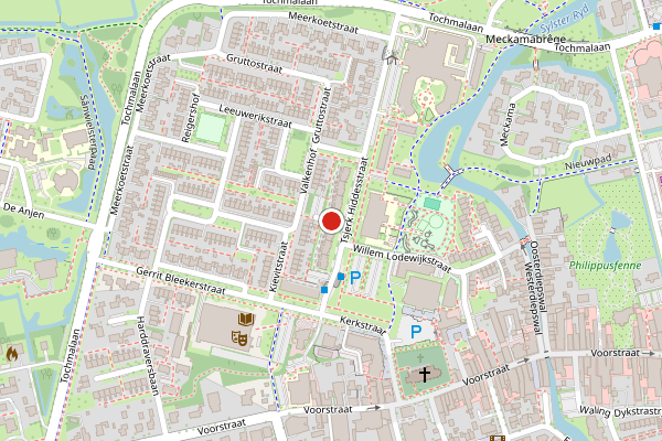 Brandweer-melding op Tsjerk Hiddesstraat, Kollum op 27 mei, kaart-overzicht