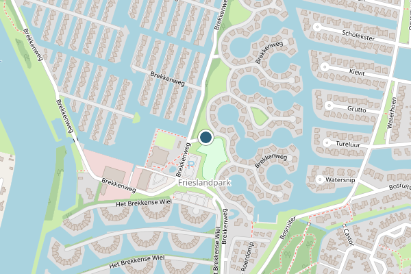 Politie-melding op Brekkenweg, Lemmer op 9 mei, kaart-overzicht