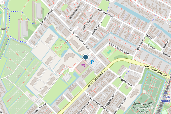 Politie-melding op Jancko Douwamastraat, Sneek op 5 mei, kaart-overzicht