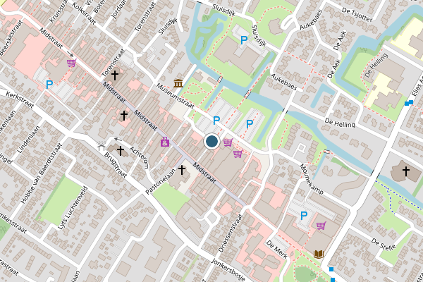 Politie-melding op Sinnebuorren, Joure op 10 mei, kaart-overzicht