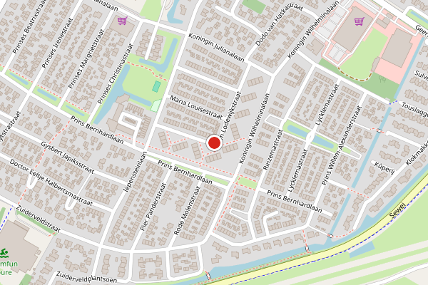 Brandweer-melding op Willem Lodewijkstraat, Joure op 7 maart, kaart-overzicht