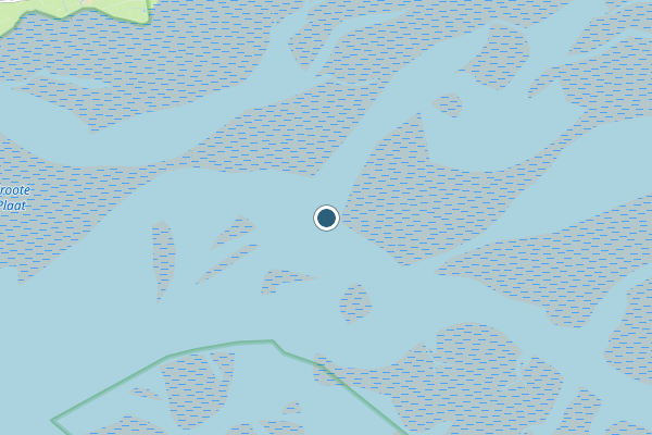 Politie-melding op Meep, West-Terschelling op 25 april, kaart-overzicht