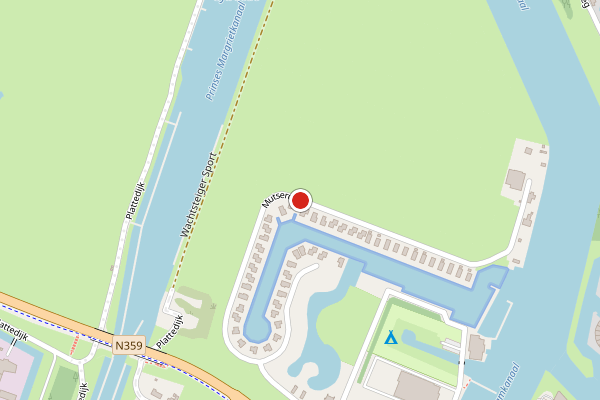 Brandweer-melding op Mutserd, Lemmer op 7 juni, kaart-overzicht
