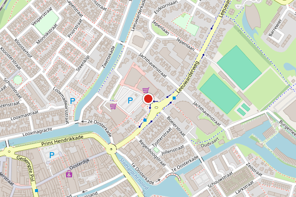 Brandweer-melding op Normandiaplein, Sneek op 8 juni, kaart-overzicht