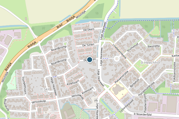 Politie-melding op Achter de Hoven, Leeuwarden op 9 juni, kaart-overzicht