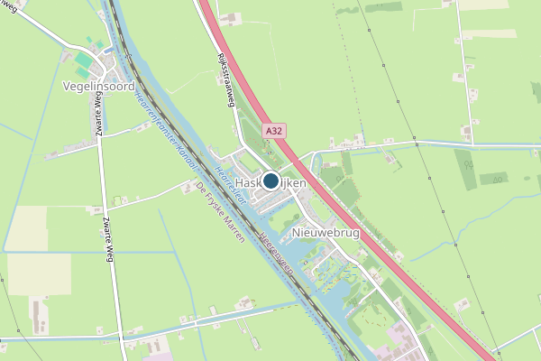 Politie-melding op Rijksstraatweg, Haskerdijken op 11 juni, kaart-overzicht