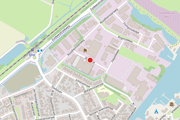 Brandweer-melding op De Finne, IJlst op 11 juni, kaart-overzicht