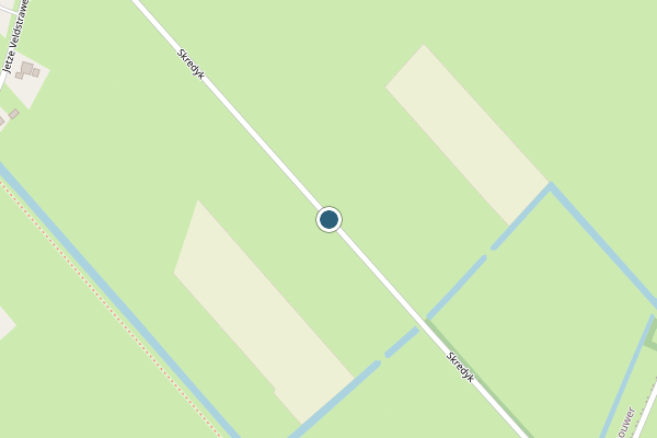 Politie-melding op Skredyk, Oldeouwer op 12 juni, kaart-overzicht