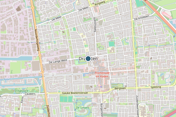 Politie-melding op Drachten op 12 juni, kaart-overzicht