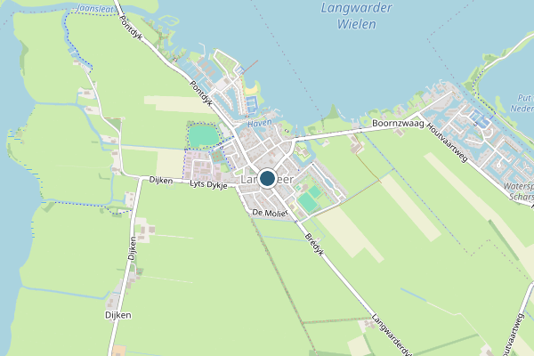 Politie-melding op De Kufurd, Langweer op 13 juni, kaart-overzicht
