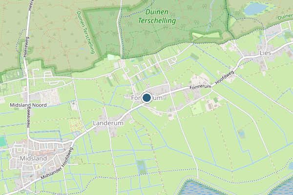 Politie-melding op Balgen, Formerum op 14 juni, kaart-overzicht