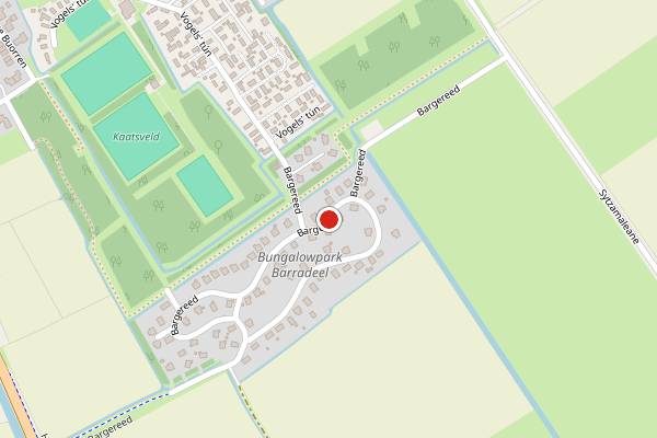 Brandweer-melding op Bargereed, Tzummarum op 14 juni, kaart-overzicht