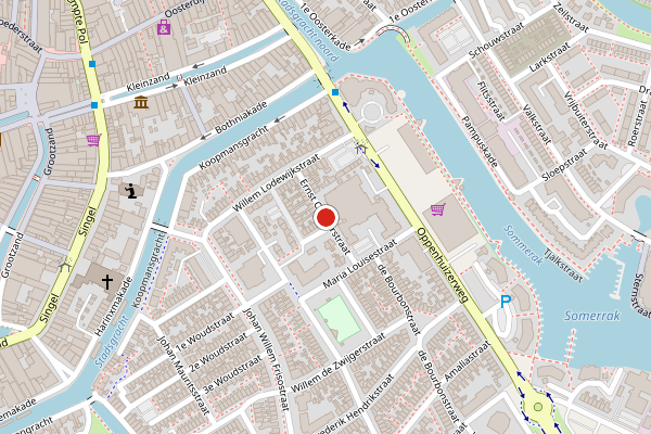 Brandweer-melding op Ernst Casimirstraat, Sneek op 17 juni, kaart-overzicht