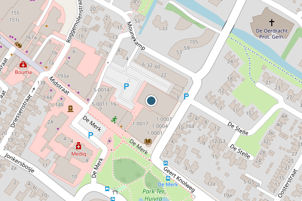 Politie-melding op E A Borgerstraat, Joure op 20 juni, kaart-overzicht