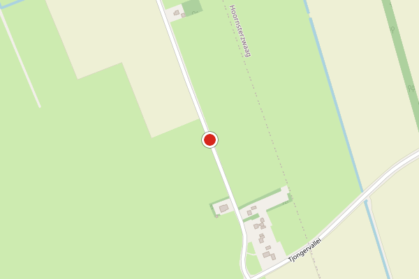 Brandweer-melding op Nijeberkoperweg, Jubbega op 21 juni, kaart-overzicht