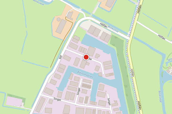 Brandweer-melding op Dobbe, Grou op 22 juni, kaart-overzicht