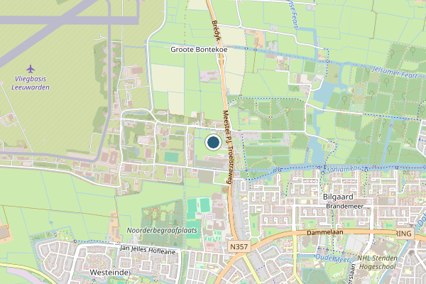 Politie-melding op Mr. P.J. Troelstraweg, Leeuwarden op 26 juni, kaart-overzicht