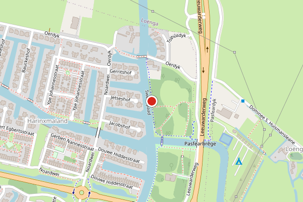 Brandweer-melding op Swettepaad, Sneek op 27 juni, kaart-overzicht
